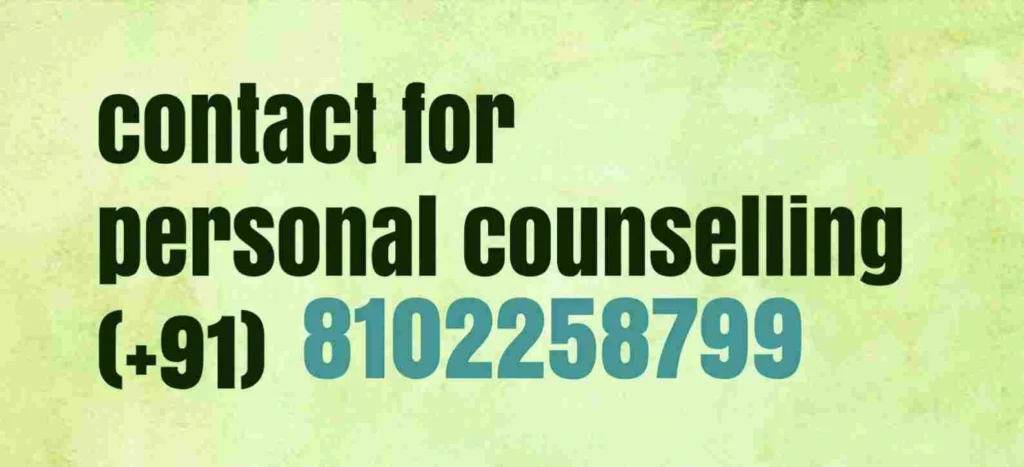 Contact for personal counselling